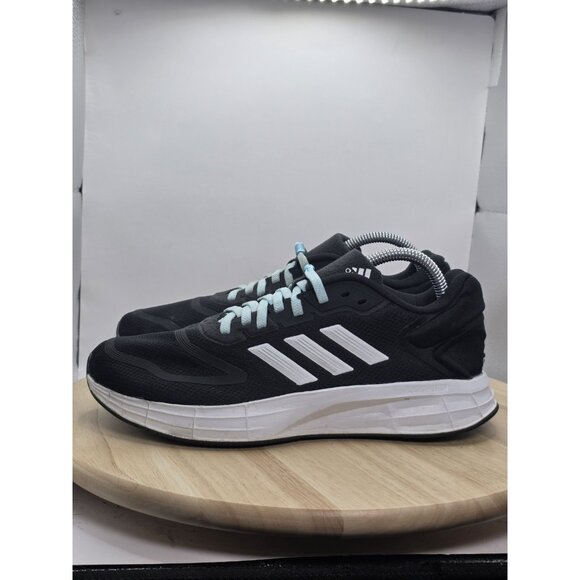 Men's Adidas Duramo Black White Athletic Shoes Size 8 - Excellent Pre-owned - Picture 3 of 10